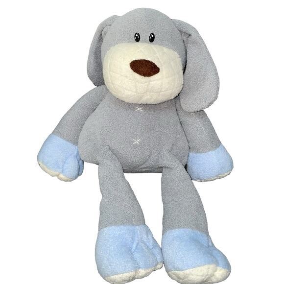 Toys R Us Elephant Plush Geoffrey Stuffed Animal Safari Nursery Shower Blue 15" - Picture 10 of 11